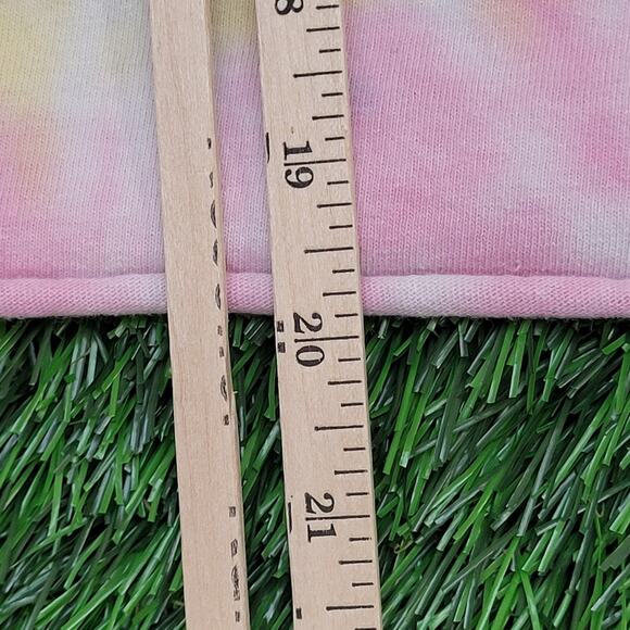 ACDC High-Voltage Crop-Top Shirt Womens XL 23x20 Swirl Tie-Dye - Picture 11 of 11